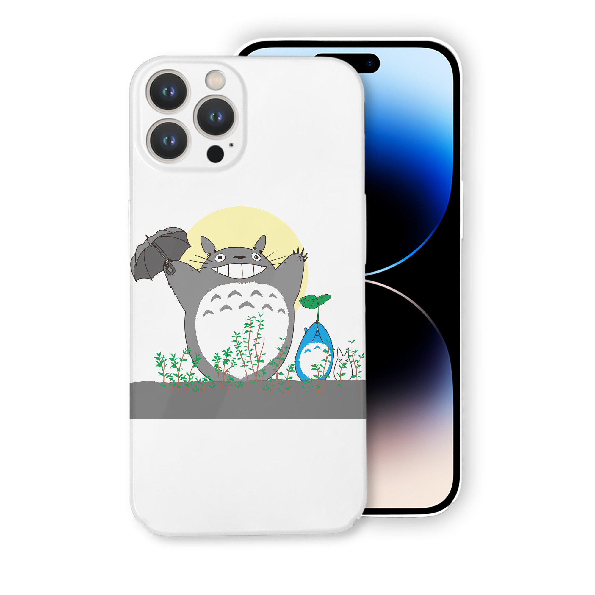 （画像用） となりのトトロ 草壁メイ 草壁サツキ My Neighbor Totoro Satsuki Kusakabe Mei Kusakabe 【iPhone 14シリーズ対応】ハードケース